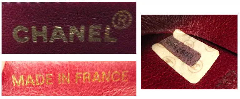 Authentic Chanel Vintage Quilted Mini Flapover