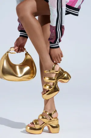 AZALEA WANG NEVES GOLD SANDAL