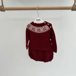 Babidu Boys Knitted Jam Pants & Top