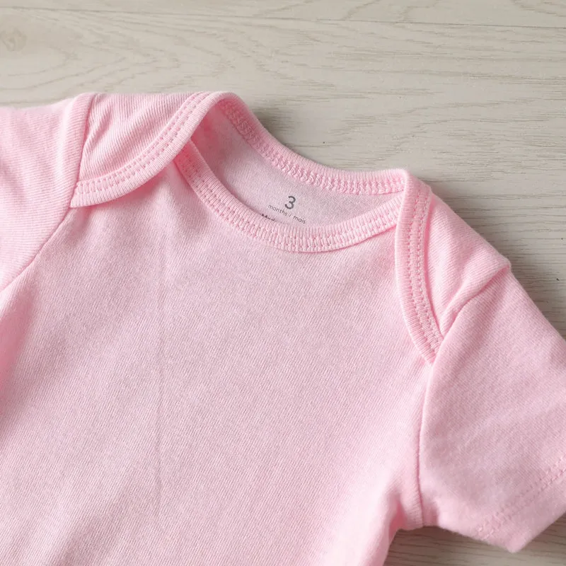 Baby Romper Love Daddy Pink