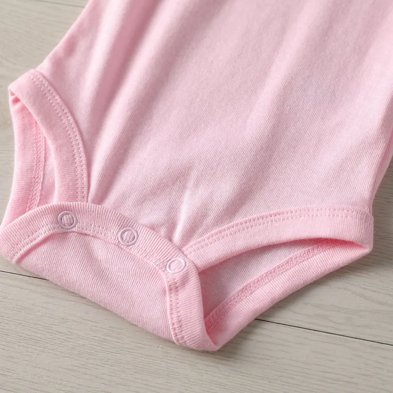 Baby Romper Love Daddy Pink