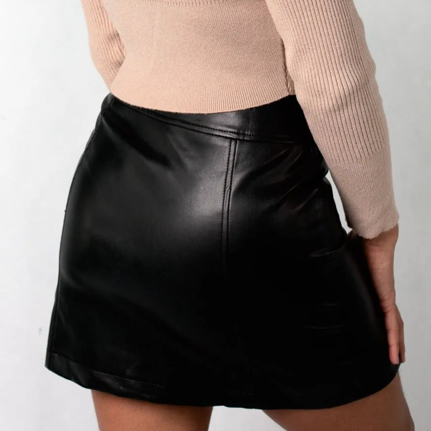 Bailee Mini Skirt - Black
