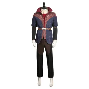 Baldur‘s Gate 3 Game Astarion Medieval Printed Cosplay Costume Outfits Halloween Carnival Suit