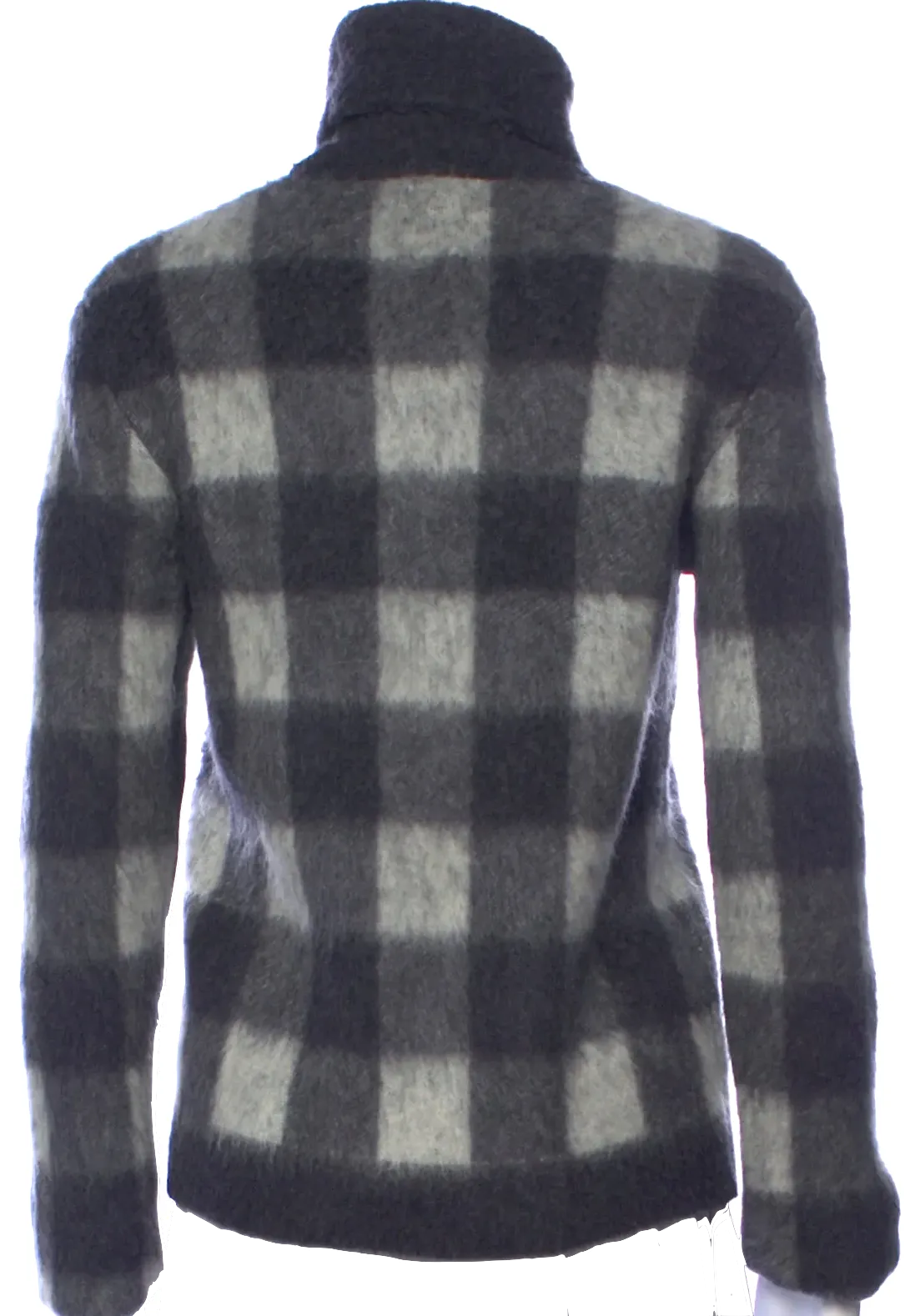 Balenciaga Paris. 2016 Collection Wool Blend Plaid Print Sweater/Top