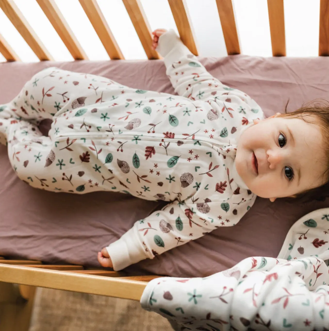 Bamboo Footie Pyjama - Hedgehogs