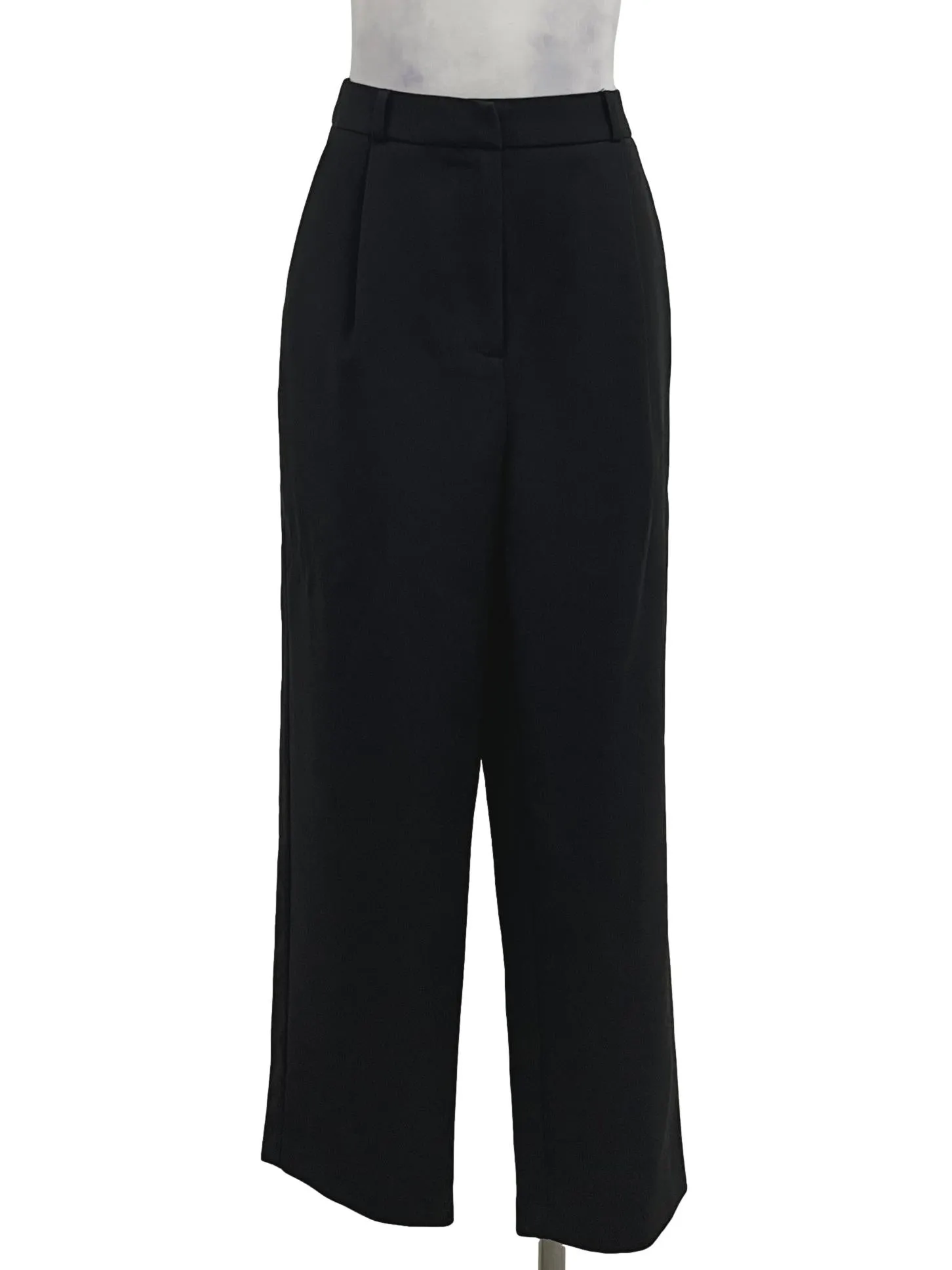 Basic Black Gaucho Pants OSN