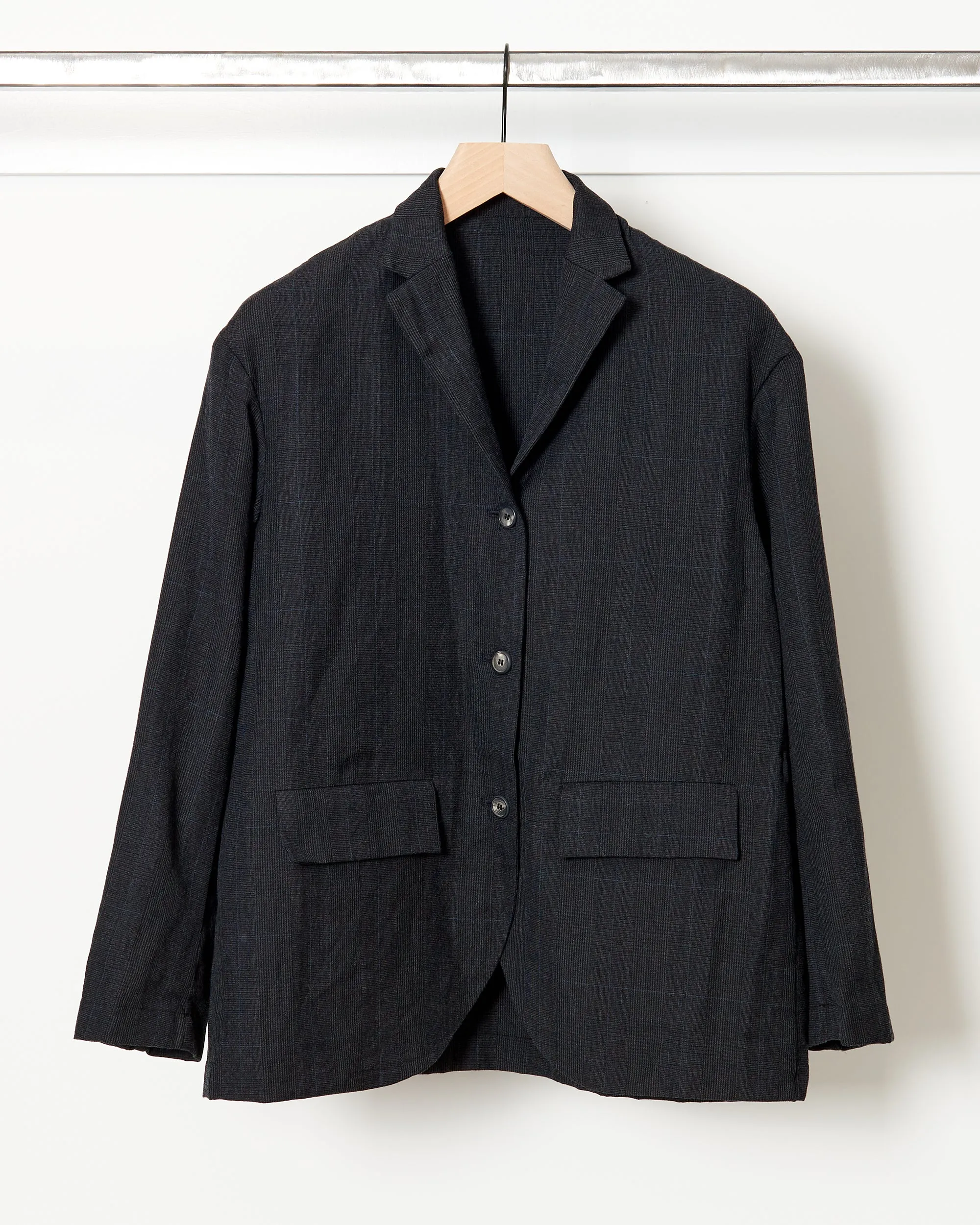 Bea Jacket Charcoal Check