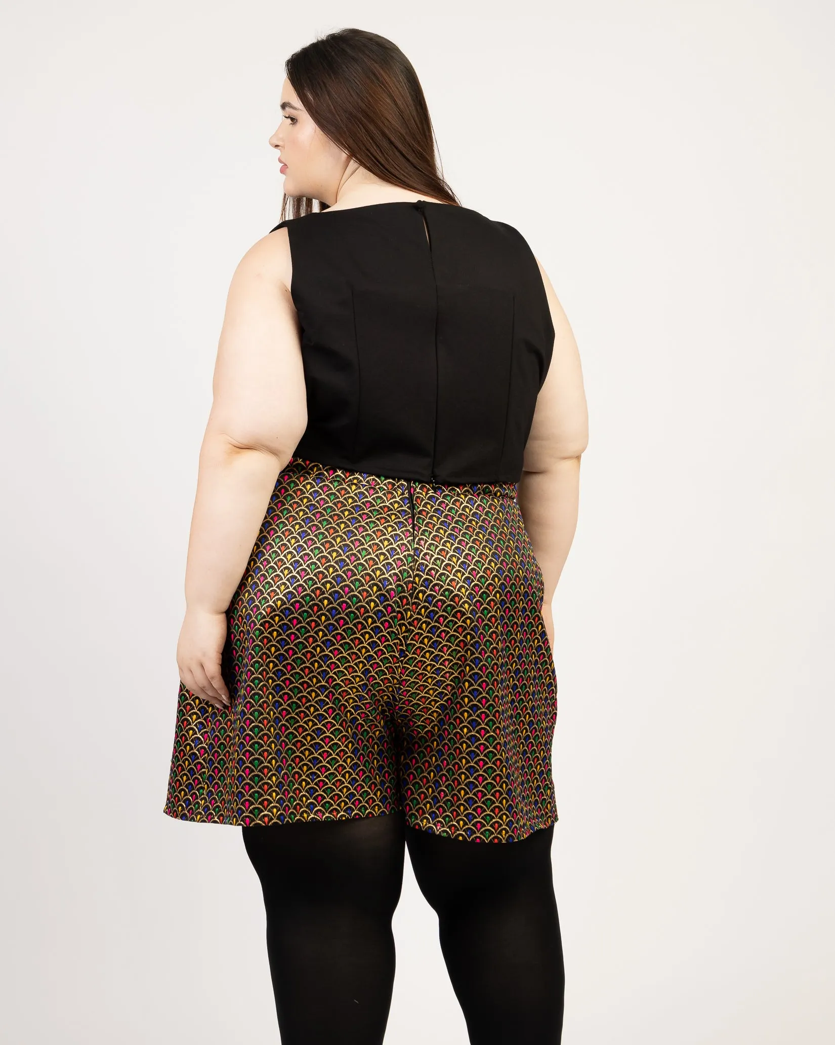 Big Lies | Silk and Brocade shorts