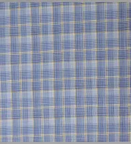 Big&Tall FX Fusion Short Sleeve Sport Shirt - Broken Check in Blue/Tan D1673