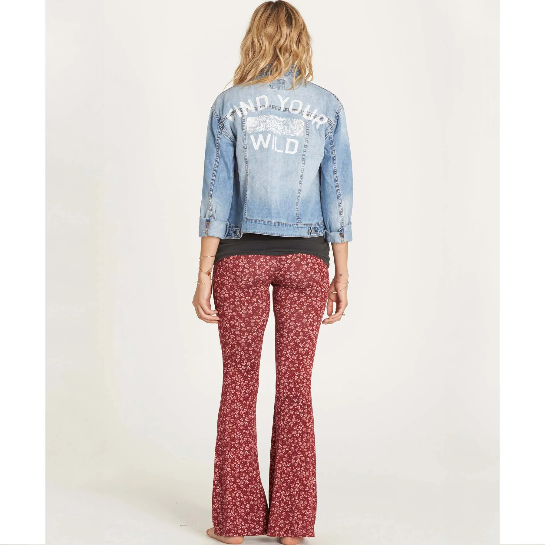 Billabong Women's Some Time Bell Bottom Pant | Scarlet