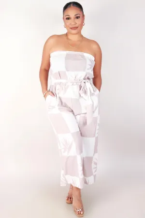 BIRD OF PARADISE TUBE JUMPSUIT