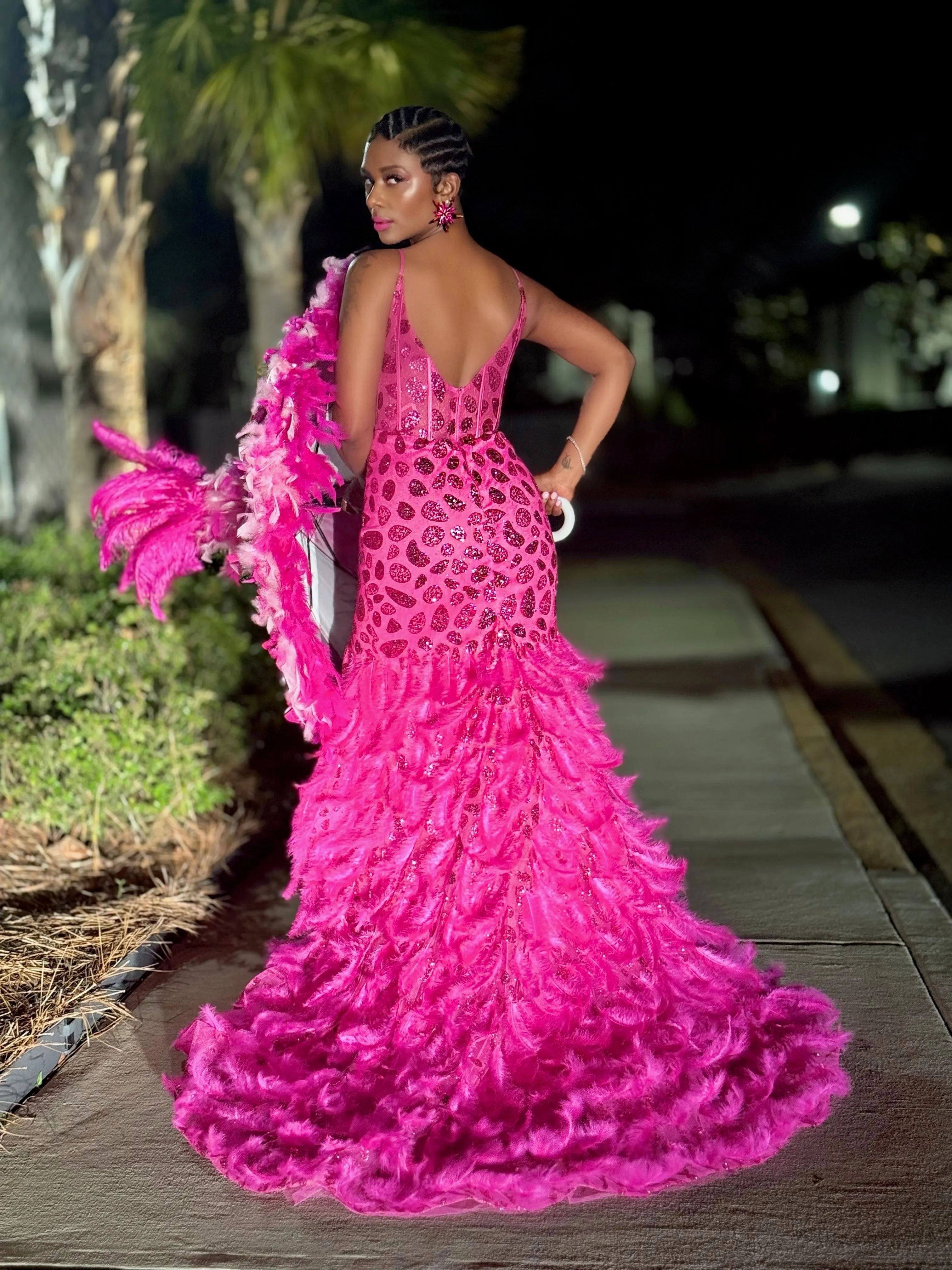 “Birds of a Feather” Gown (4 Colors)