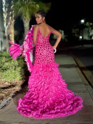“Birds of a Feather” Gown (4 Colors)