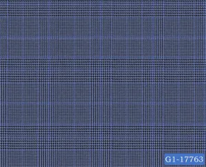 Black And Yale Blue Plaid Check Jacket