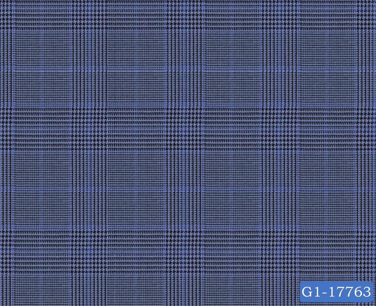 Black And Yale Blue Plaid Check Jacket
