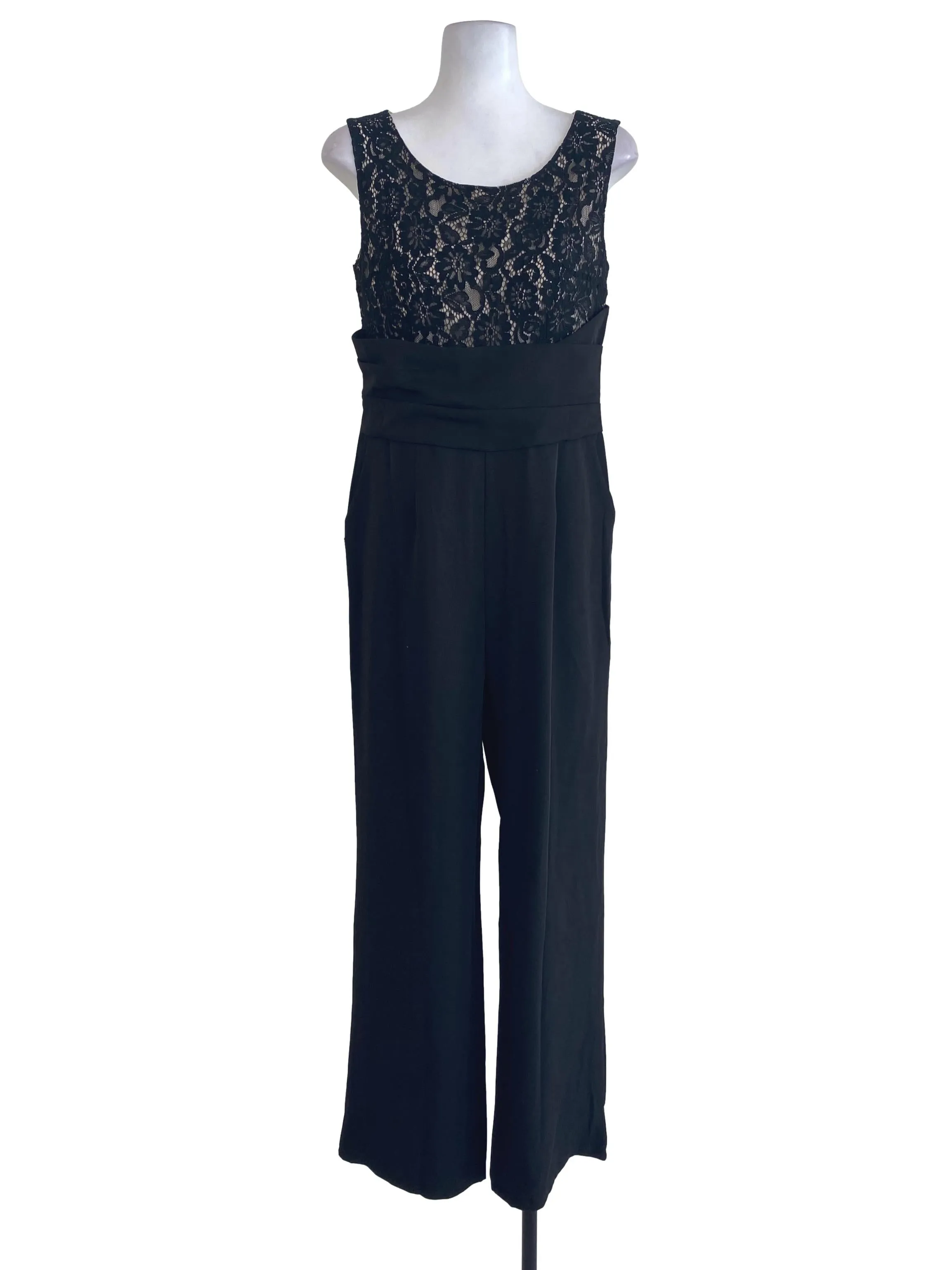 Black Laced Jumpsuits