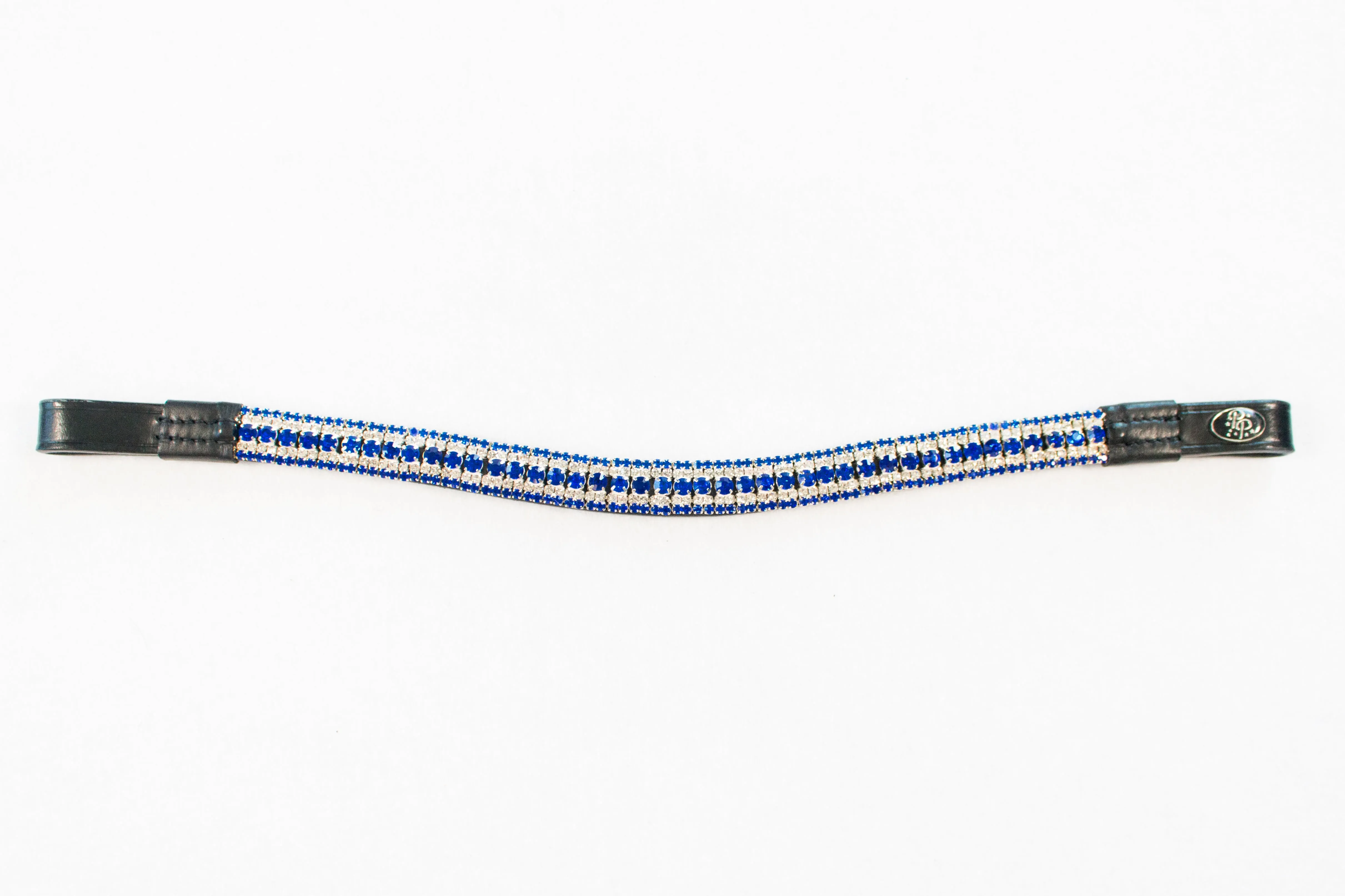 Black Leather Bling Browbands