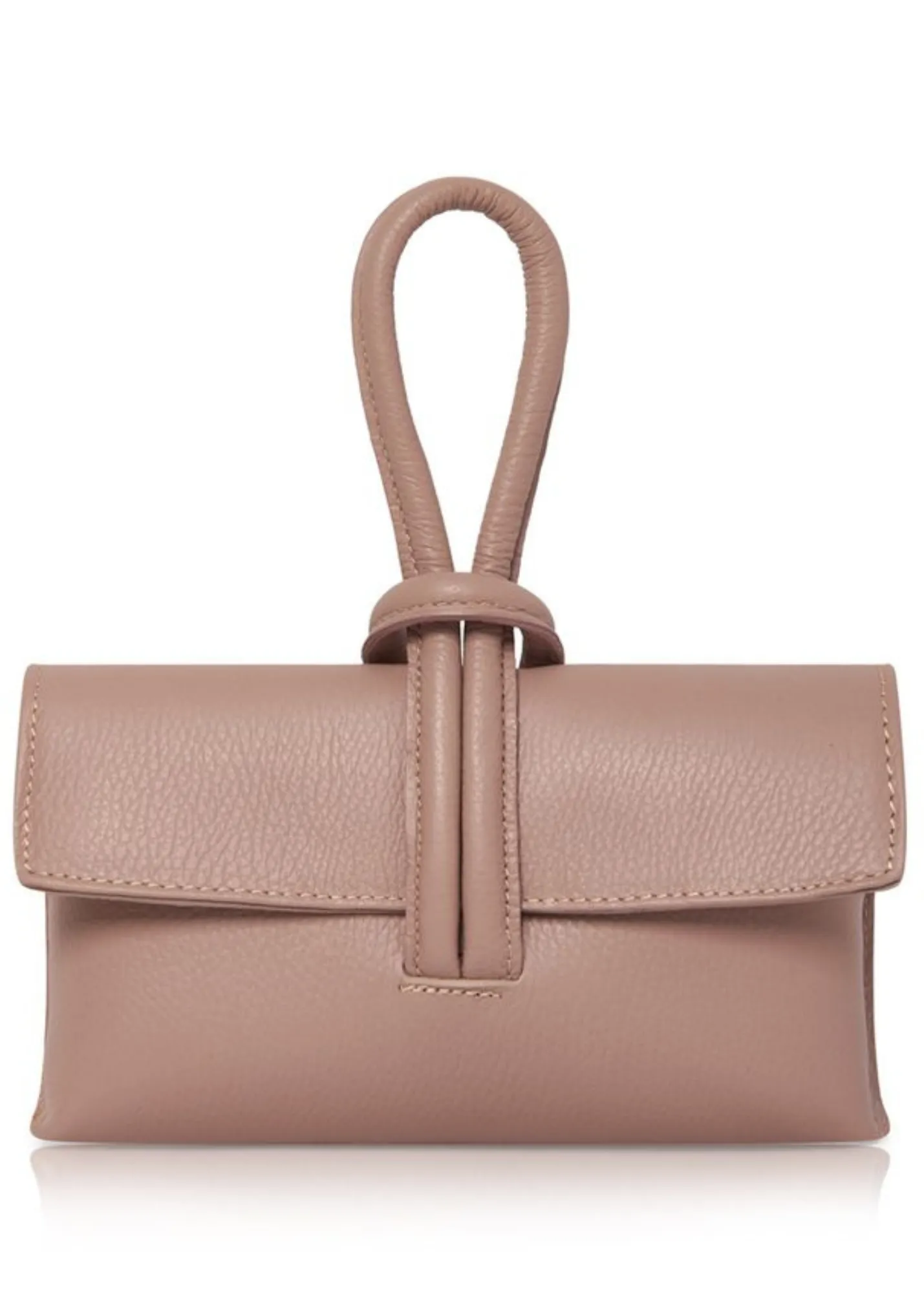 Black Loop Clutch/Cross Body Bag