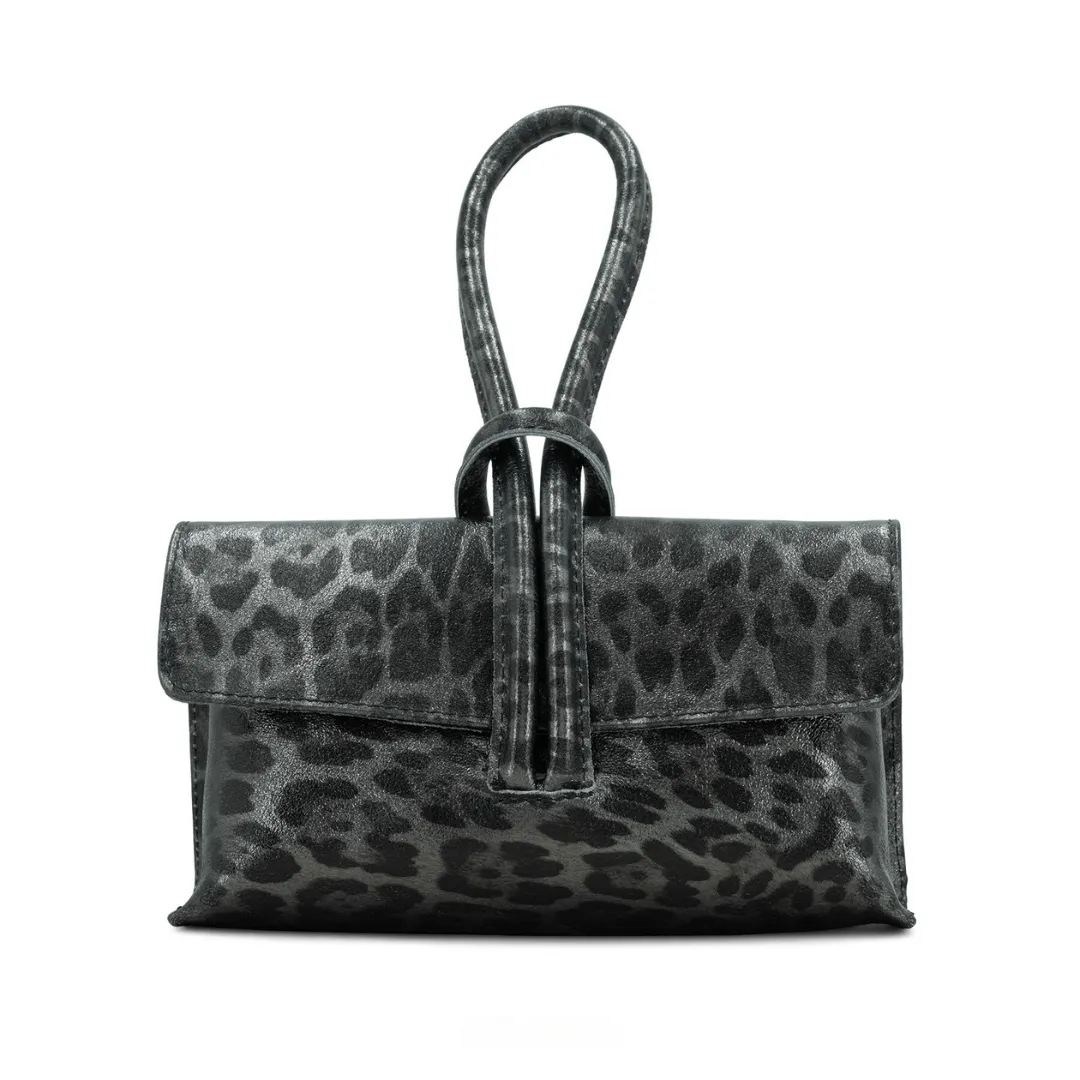 Black Loop Clutch/Cross Body Bag