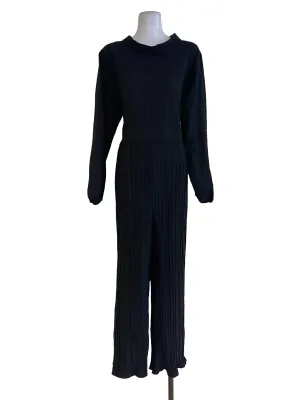 Black Pleated Jumpsuits