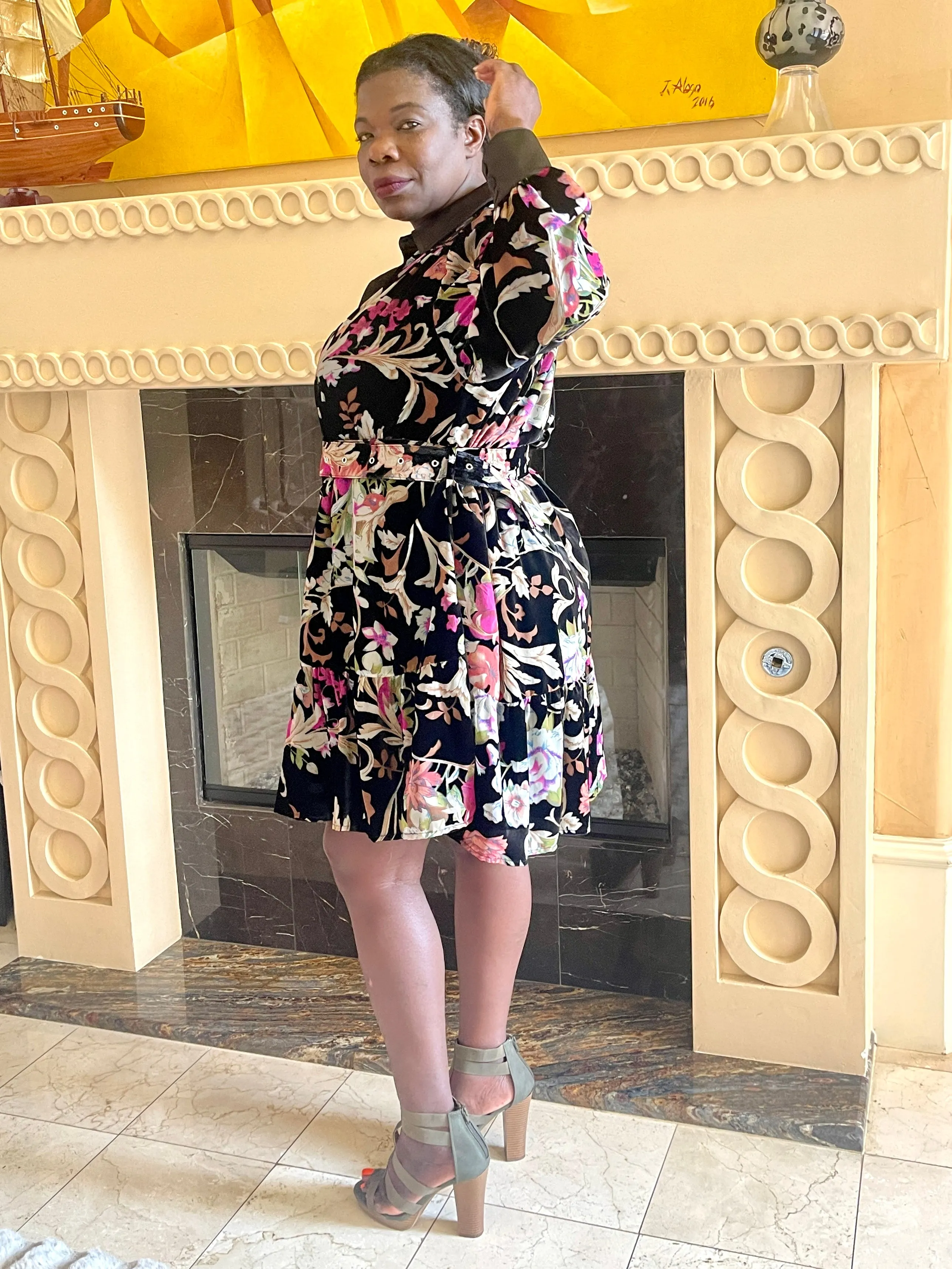 Black Shirt Dress