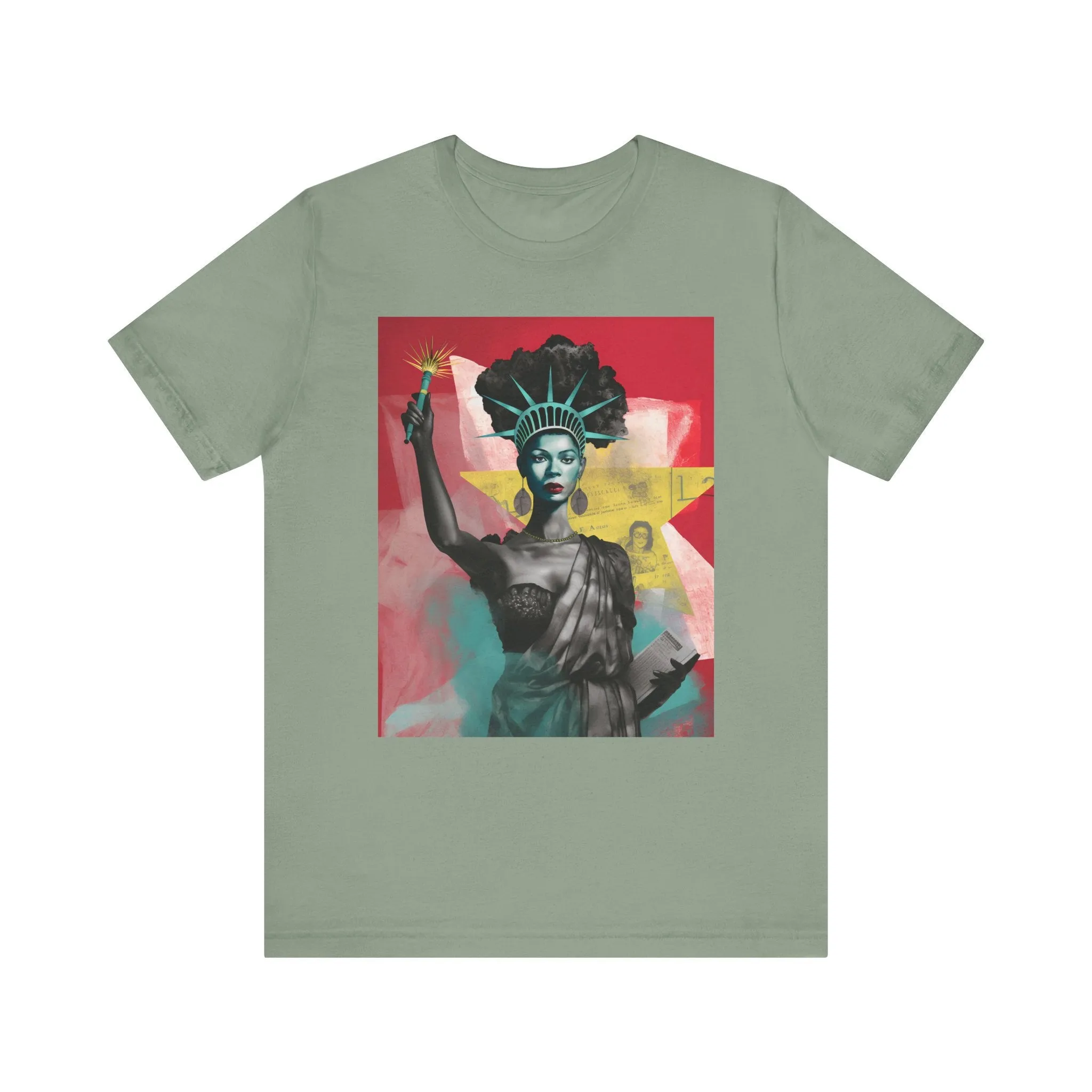 Black Woman Statue of Liberty Tee