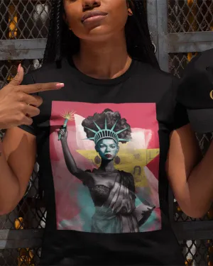 Black Woman Statue of Liberty Tee