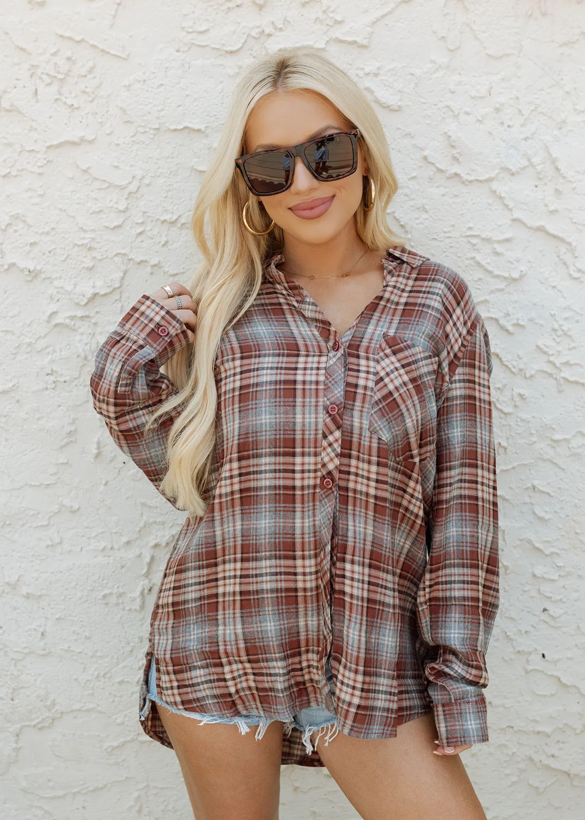 Blake Brown Plaid Flannel