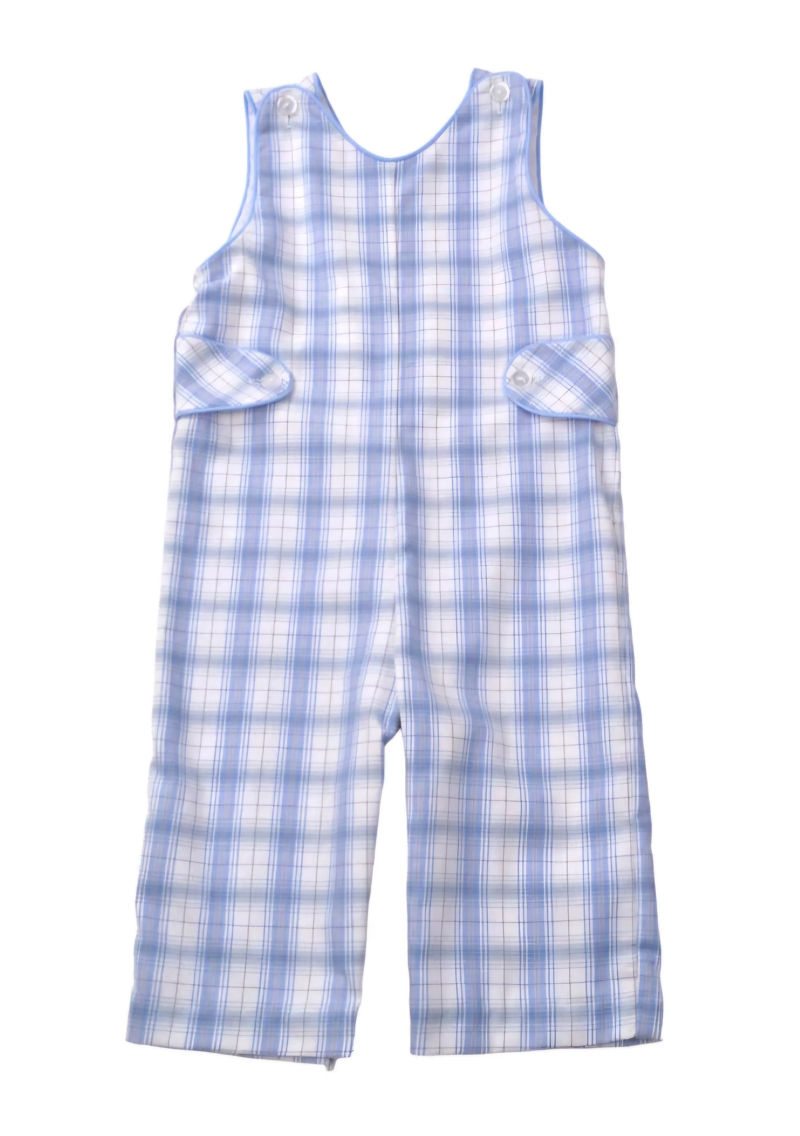 Blue & Tan Plaid Longall