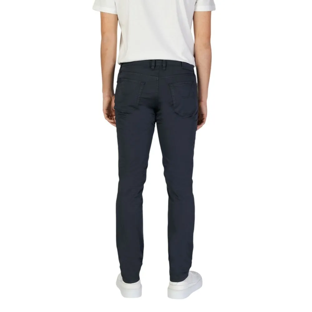 Blue Cotton Jeans & Pant