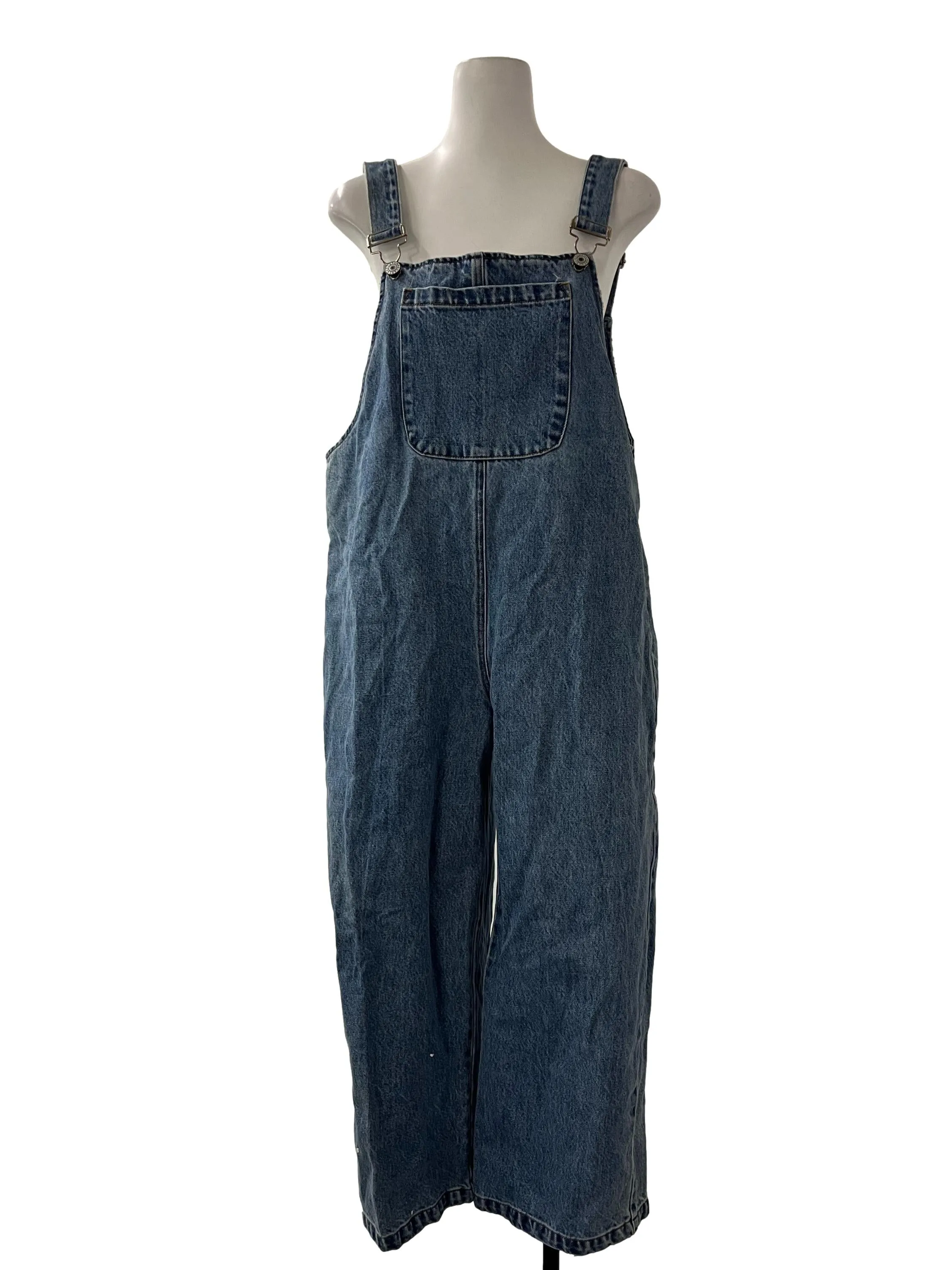 Blue Denim Dungarees Jumpsuit