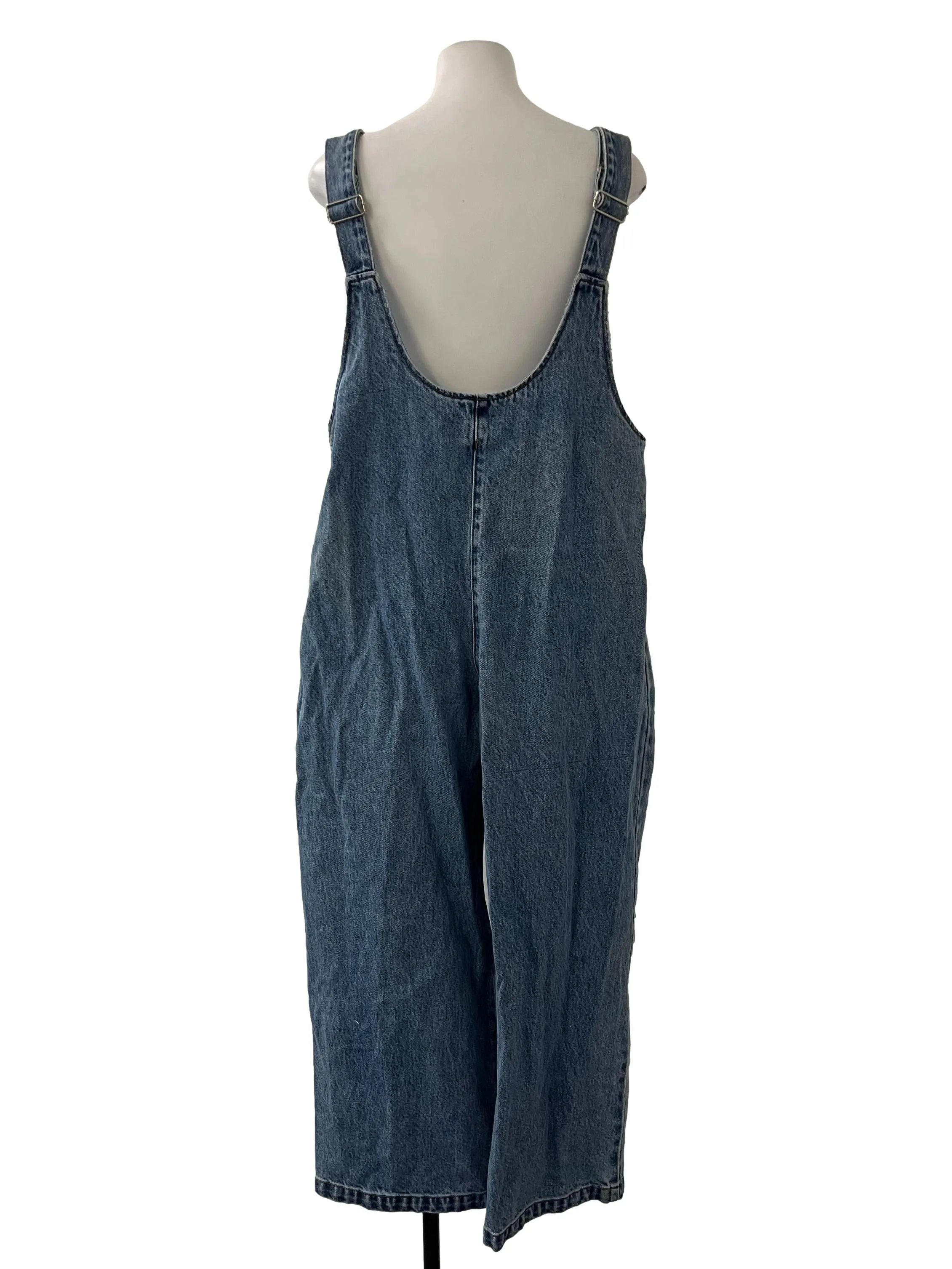 Blue Denim Dungarees Jumpsuit