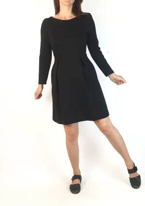 Boden black long sleeve dress size UK 8