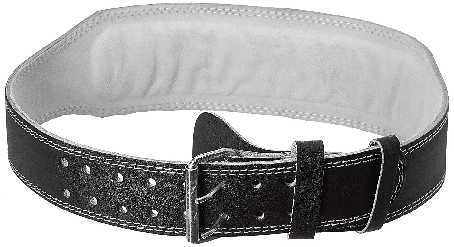 Body Sculpture BW503 Leather Fitness Belt, Medium (Black)