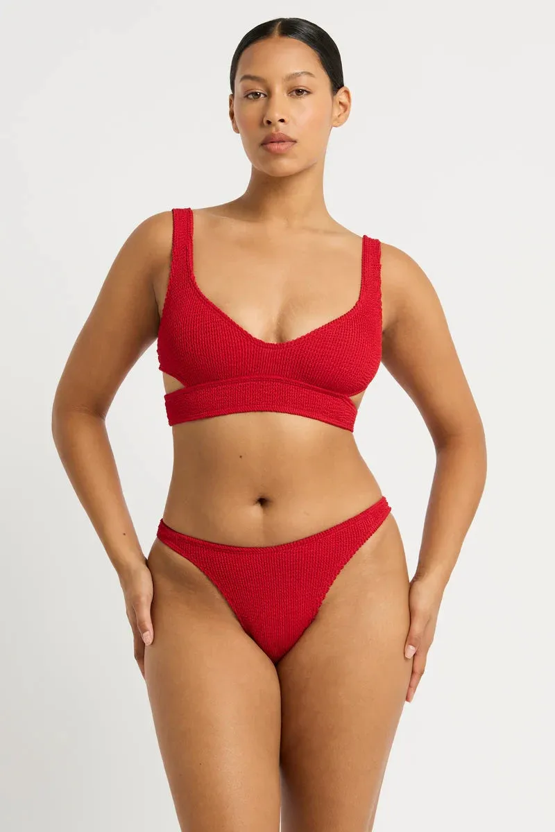 Bond-eye Nino Crop Baywatch Red