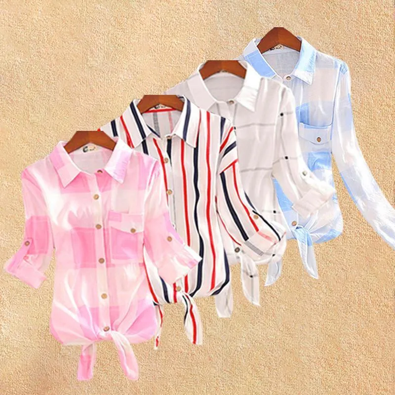 Bow Tie Turn-Down Collar Shirt