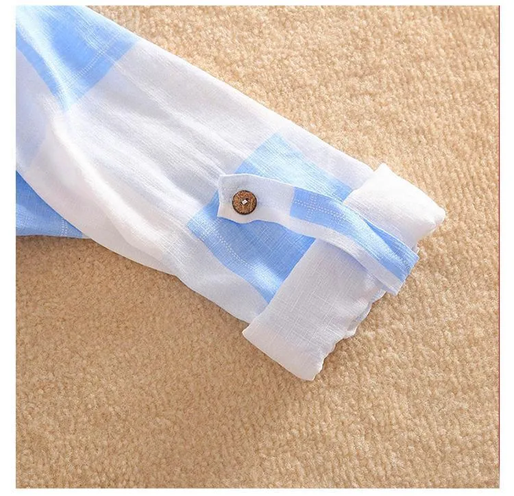 Bow Tie Turn-Down Collar Shirt