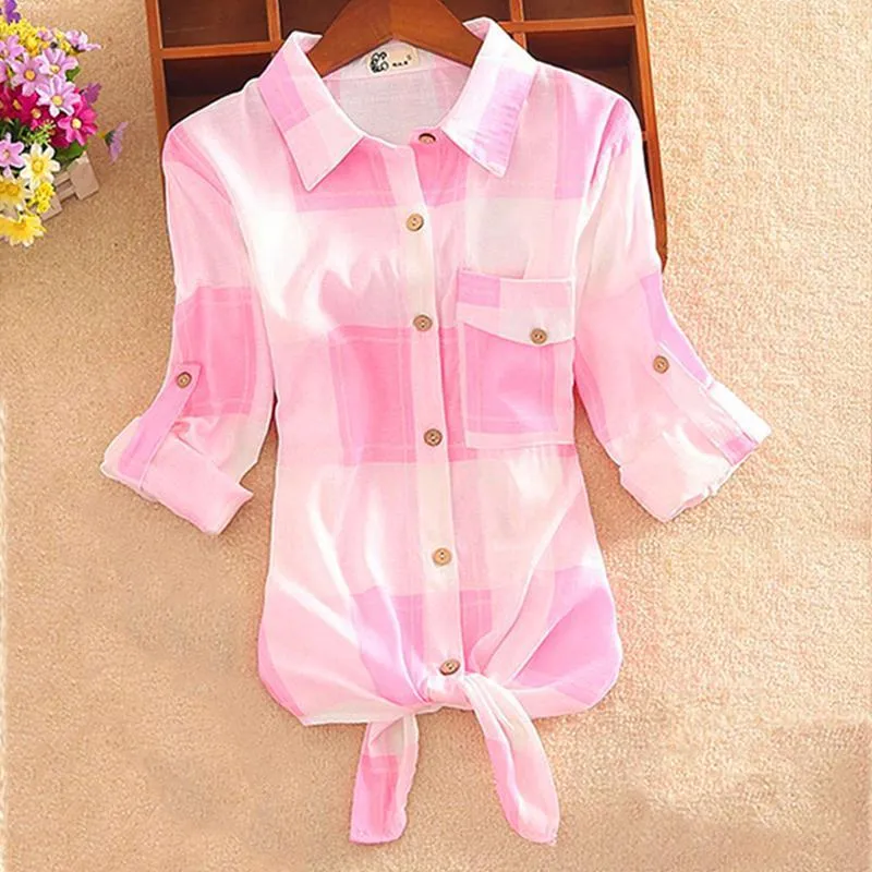 Bow Tie Turn-Down Collar Shirt