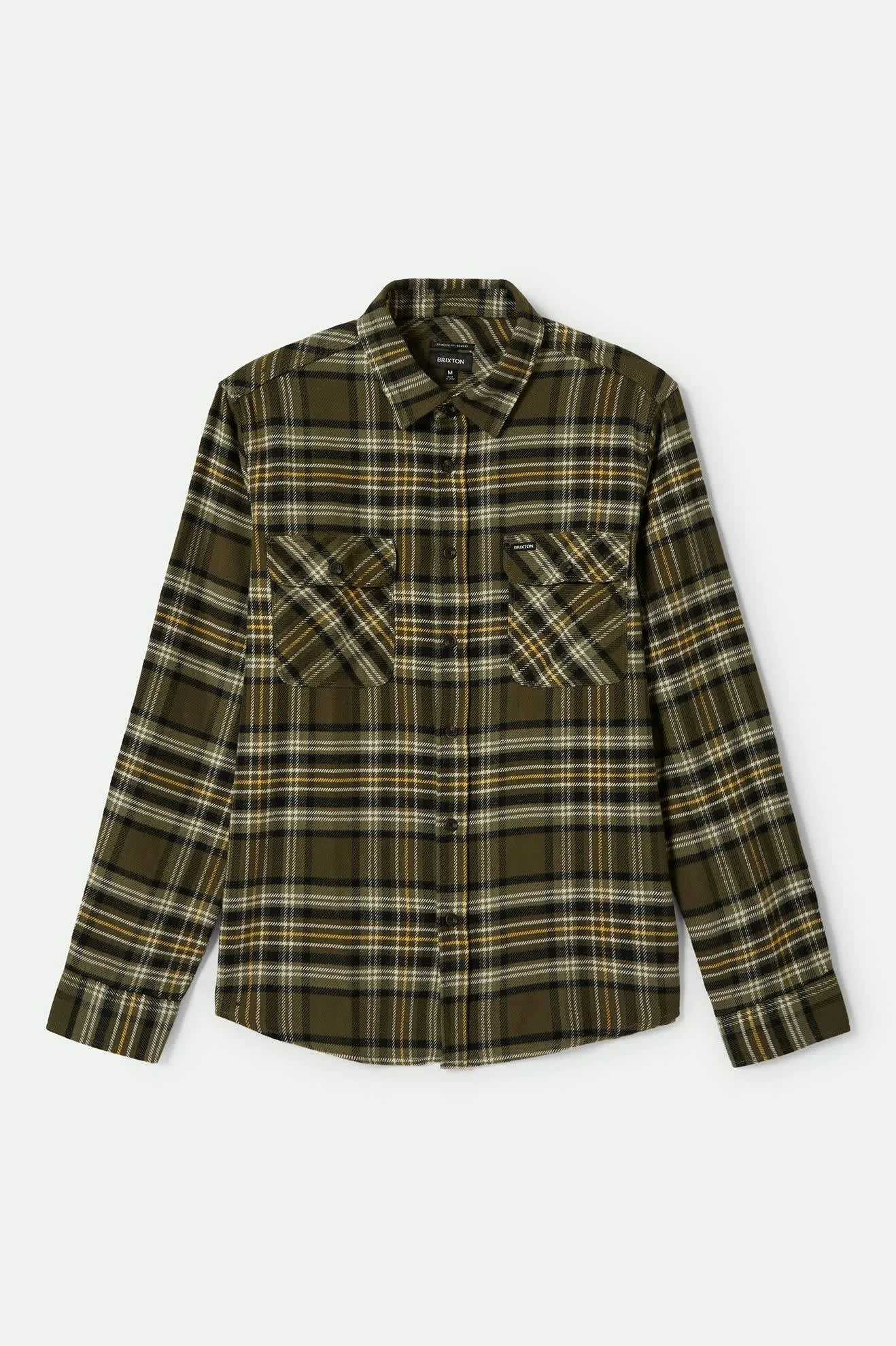 Bowery L/S Flannel - Ivy Green/Olive Surplus/Black