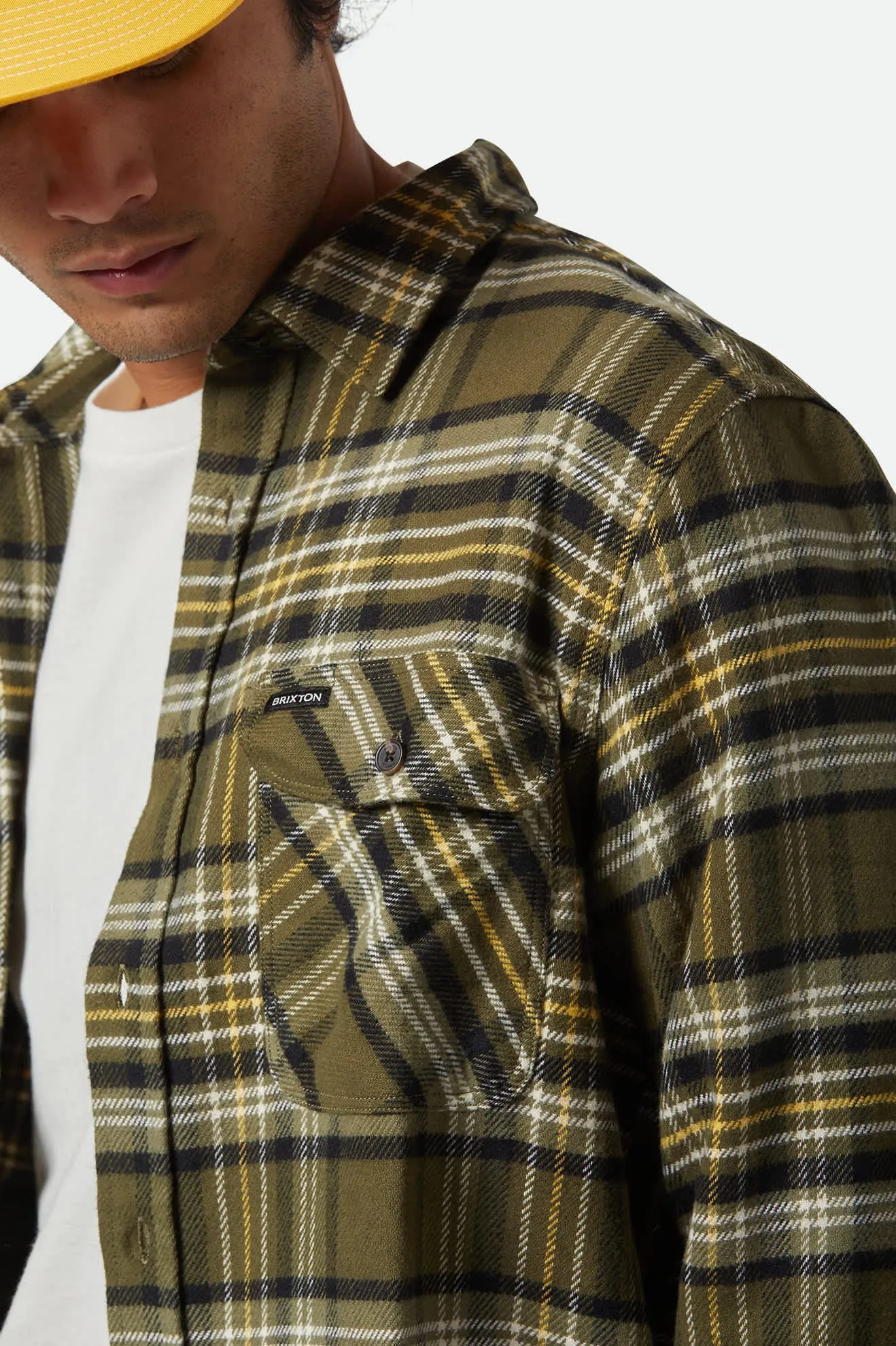 Bowery L/S Flannel - Ivy Green/Olive Surplus/Black