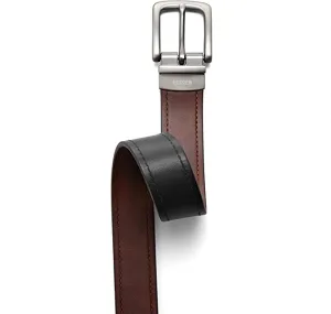 Brand new Fossil Men's Parker Reversible Belt, Sz 42/105! 100% Leather! Reverses from Brown to Black!