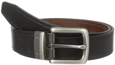 Brand new Fossil Men's Parker Reversible Belt, Sz 42/105! 100% Leather! Reverses from Brown to Black!