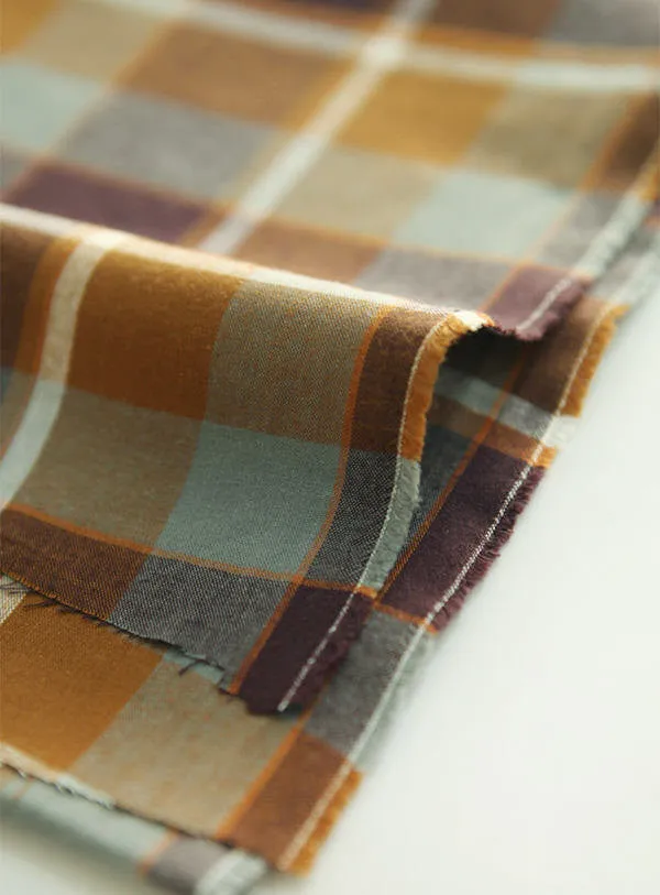 Britain Checker Prewashed Cotton 23 Types 018 per Yard 26183 44477-1