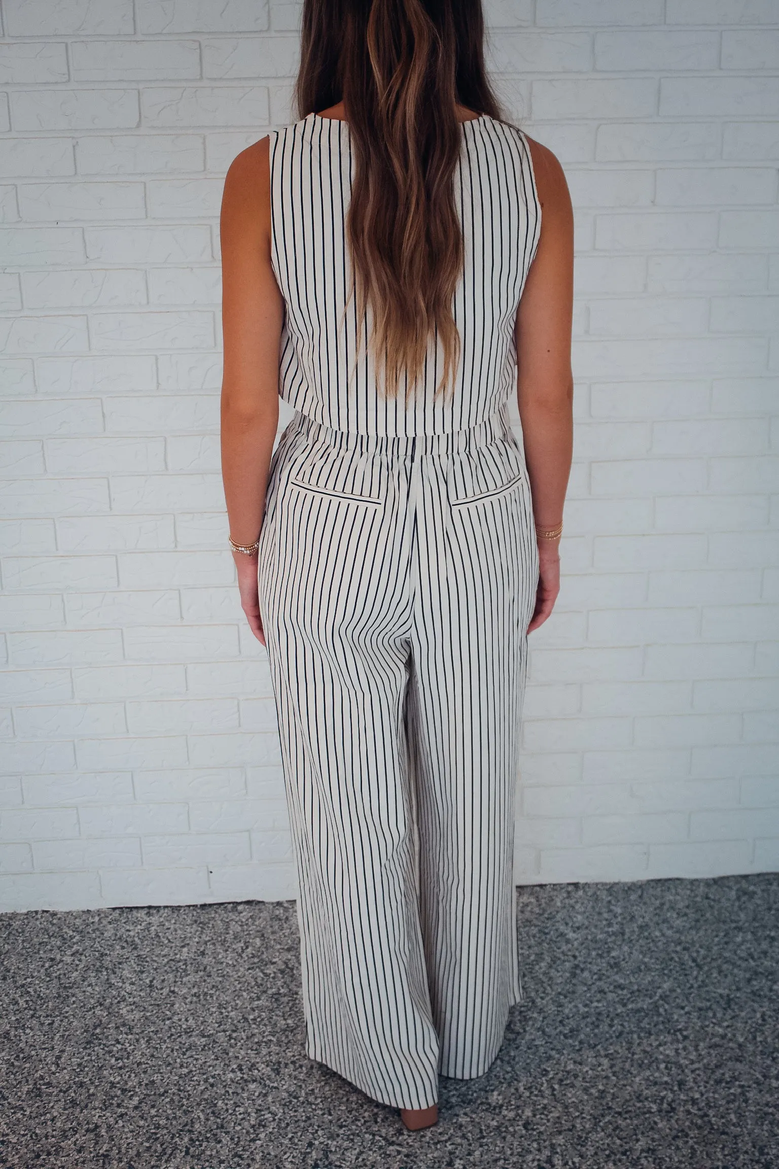 Brooke Striped Two-Piece Set