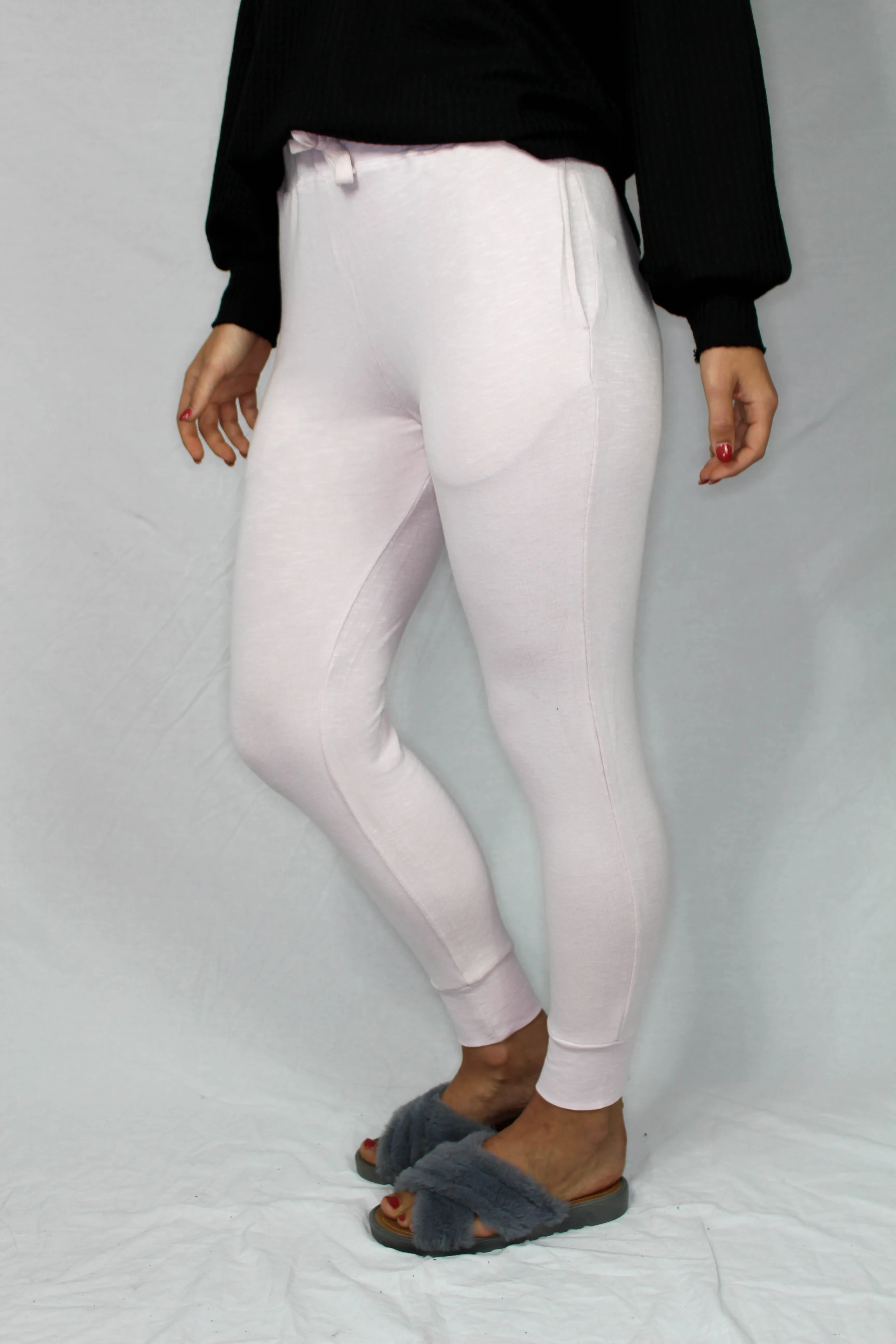 Brookings Drawstring Jogger - BLUSH