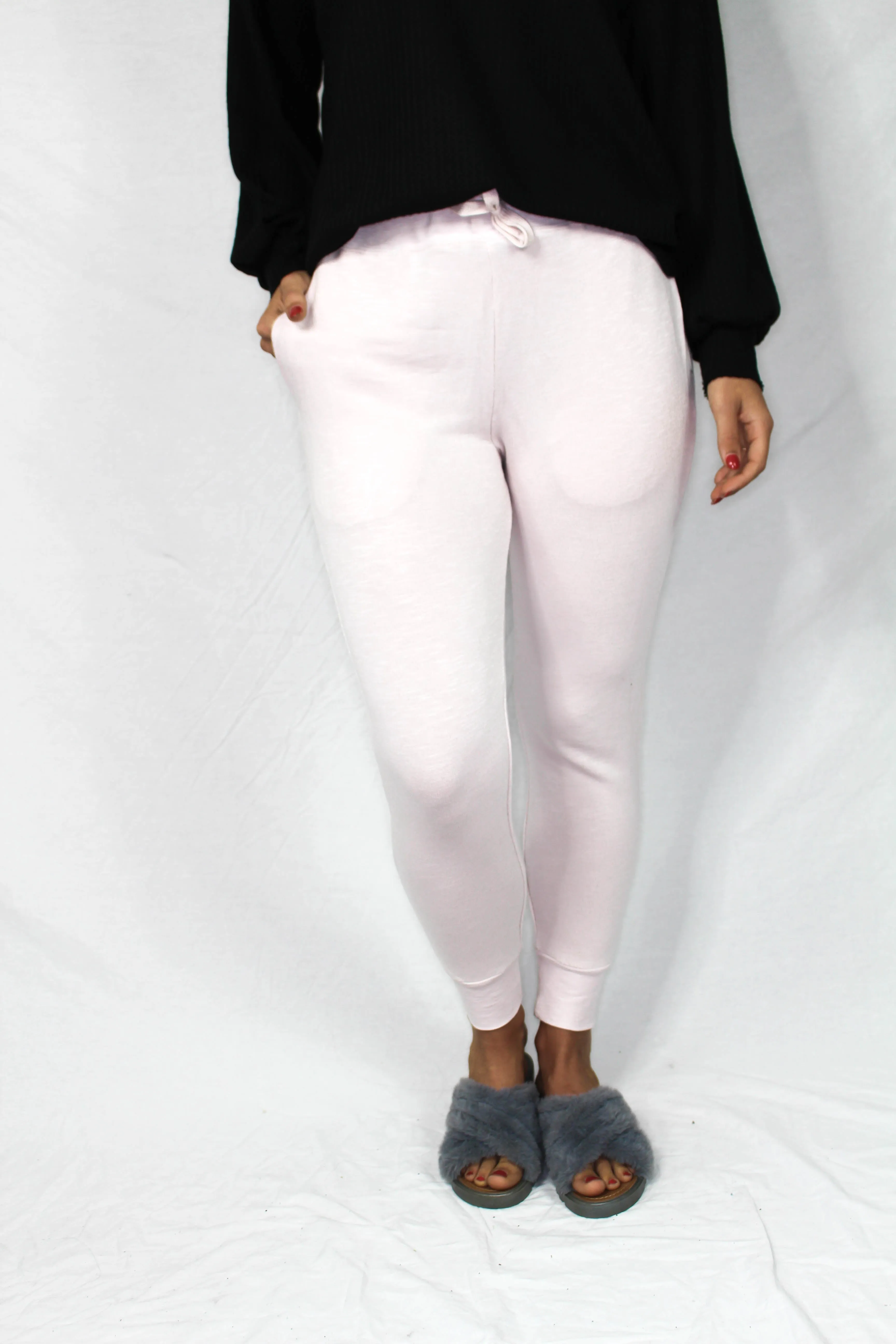 Brookings Drawstring Jogger - BLUSH