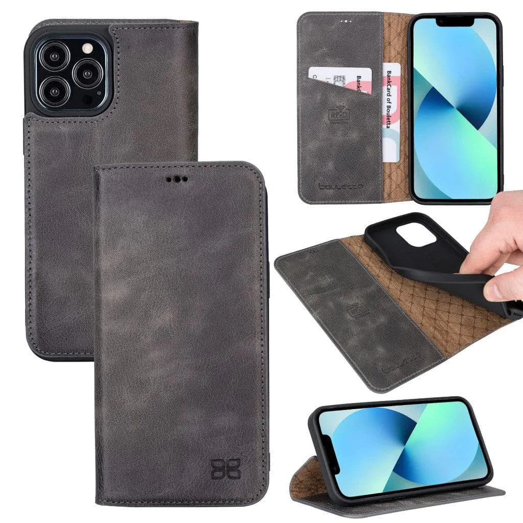 Brooks Leather Slim Wallet Case for Apple iPhone 13 Series