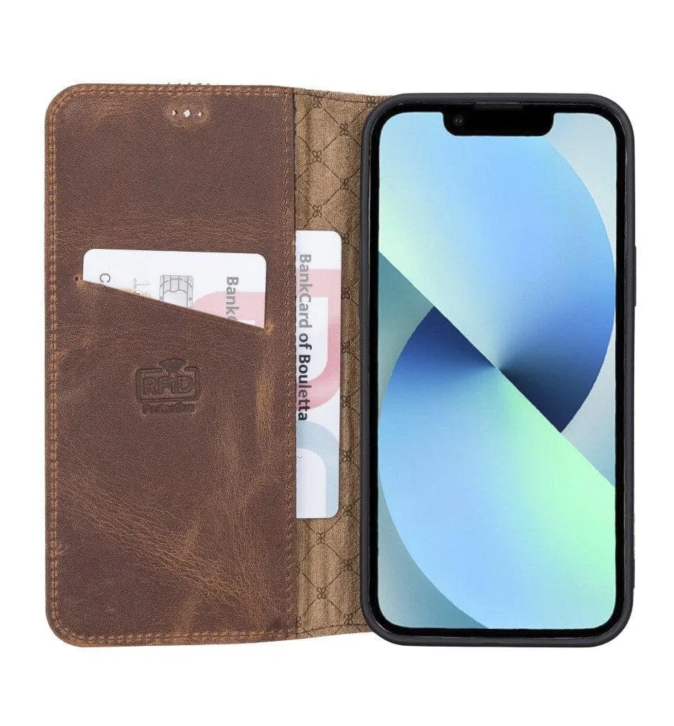 Brooks Leather Slim Wallet Case for Apple iPhone 13 Series