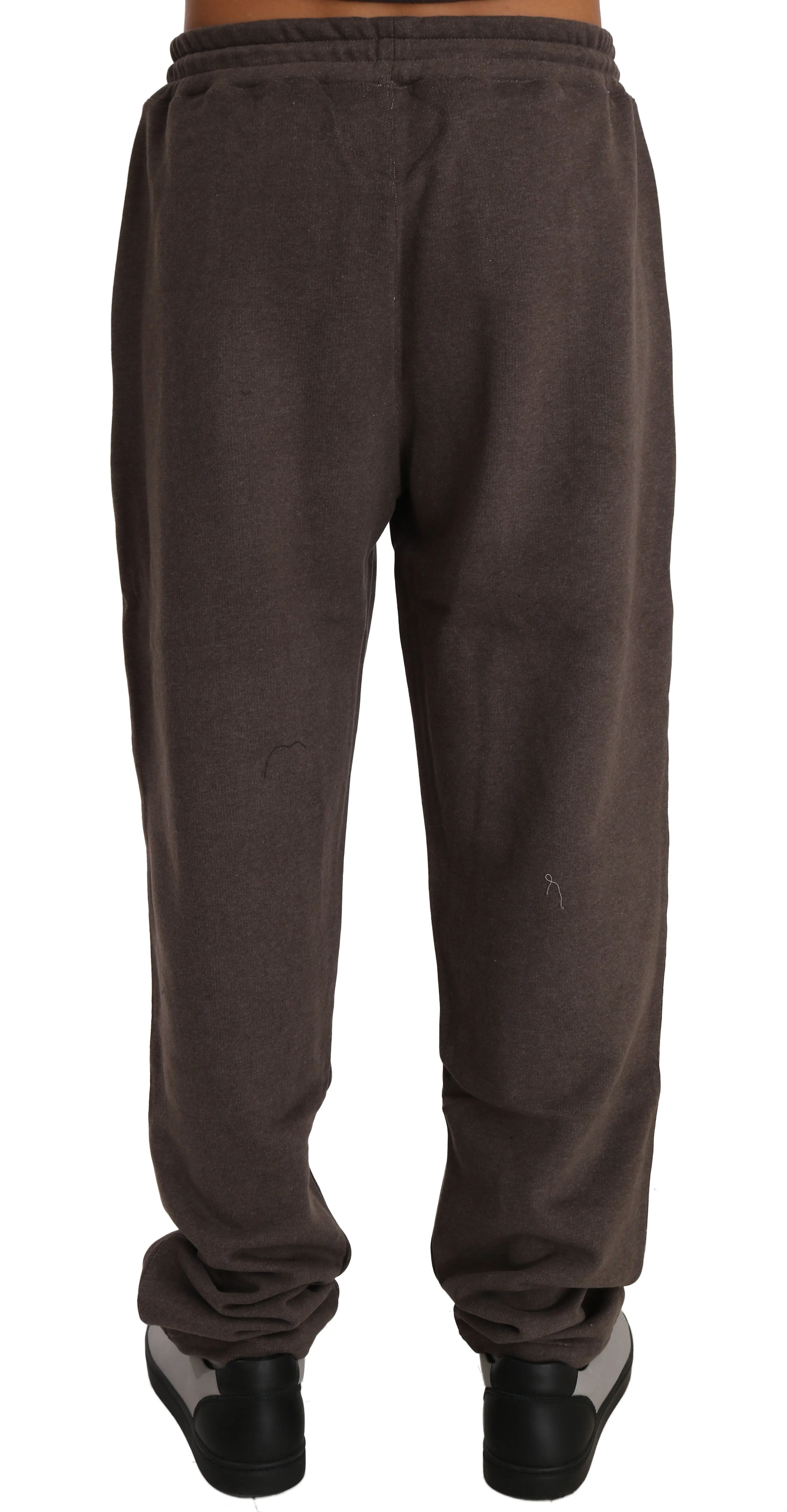 Brown Cotton Sweater Pants Tracksuit