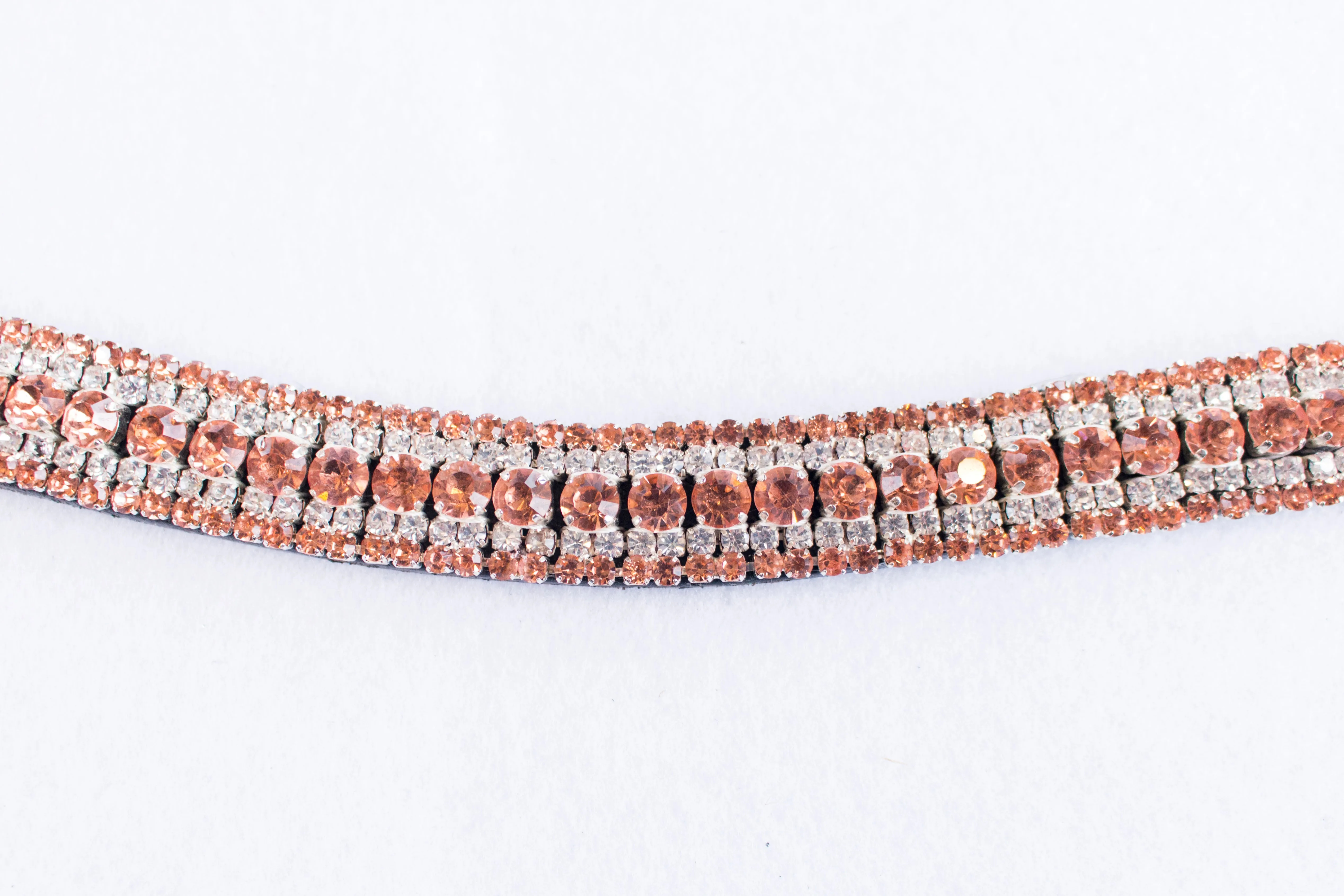 Brown Leather Bling Browbands